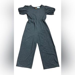 Old Navy Girls Balloon-Sleeve Sparkle Jumpsuit - Romper